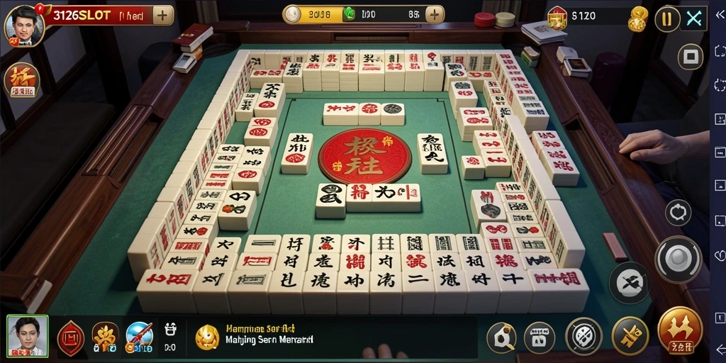 Screenshot gameplay 3126SLOT menampilkan aksi seru dalam permainan Mahjong.
