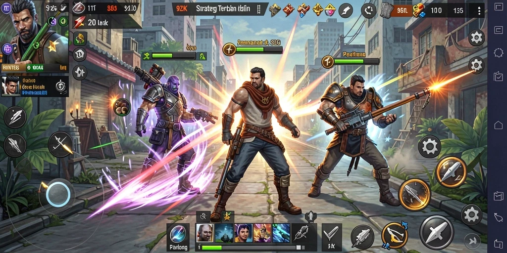 Gameplay seru dari 9ZK dengan berbagai strategi.