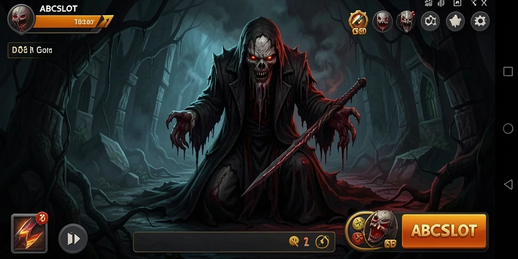 Tampilan gameplay menakutkan di ABCSLOT penuh ketegangan.