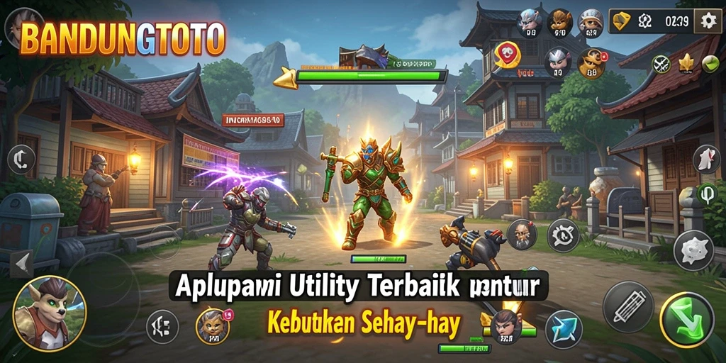 Screenshot utama BANDUNGTOTO menampilkan fitur-fitur aplikasi Utility yang bermanfaat.