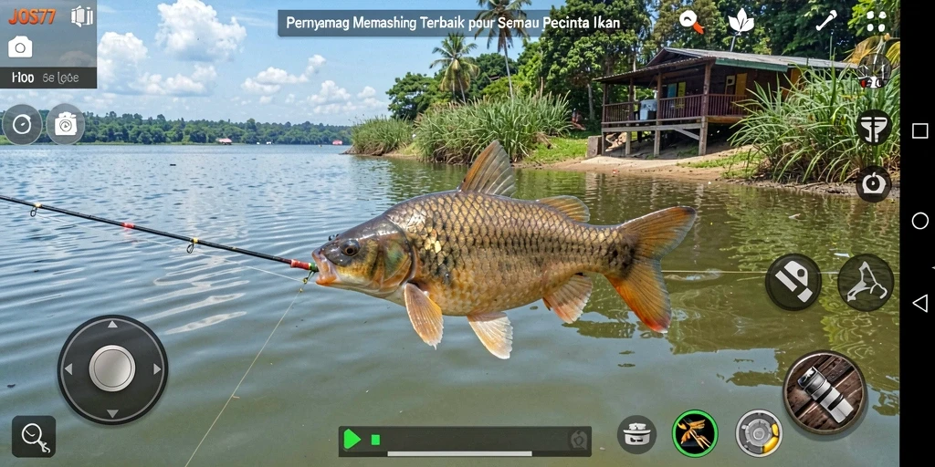 Tangkapan ikan besar dalam gameplay JOS77 yang menarik.