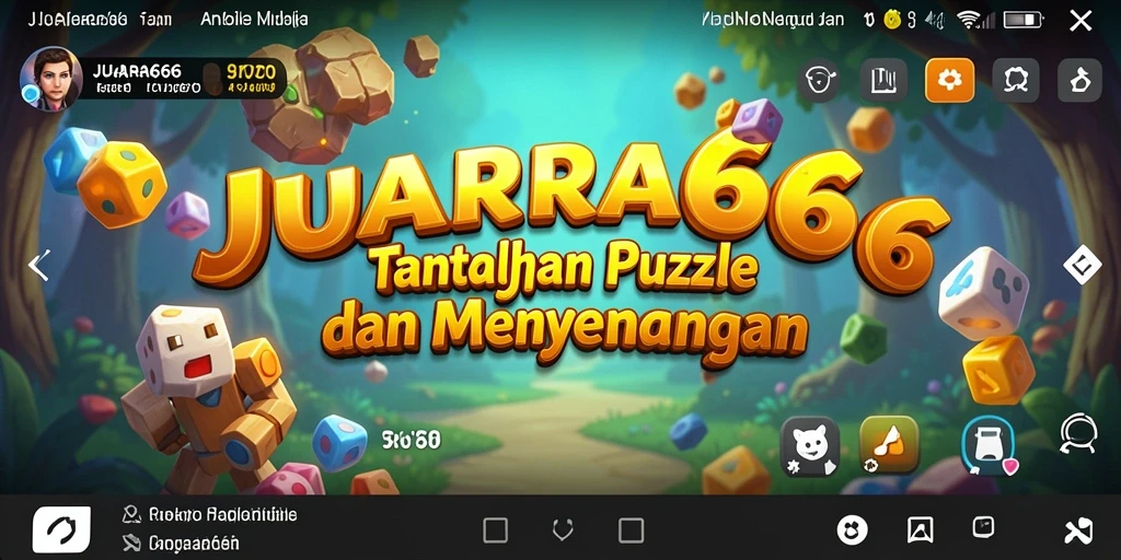 Tampilan gameplay dari JUARA666 yang seru dan menantang teka-teki.