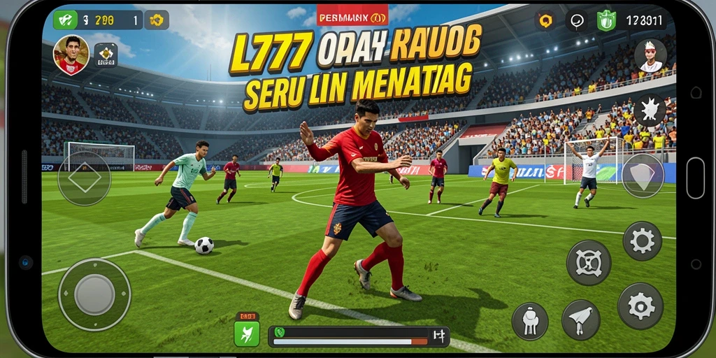 Screenshot utama L777 menampilkan gameplay olahraga yang menarik dan kompetitif.