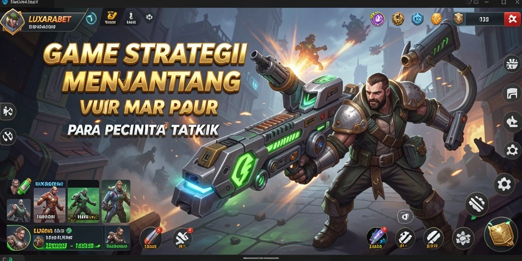 Tampilan strategis yang menarik dari gameplay LUXARABET.