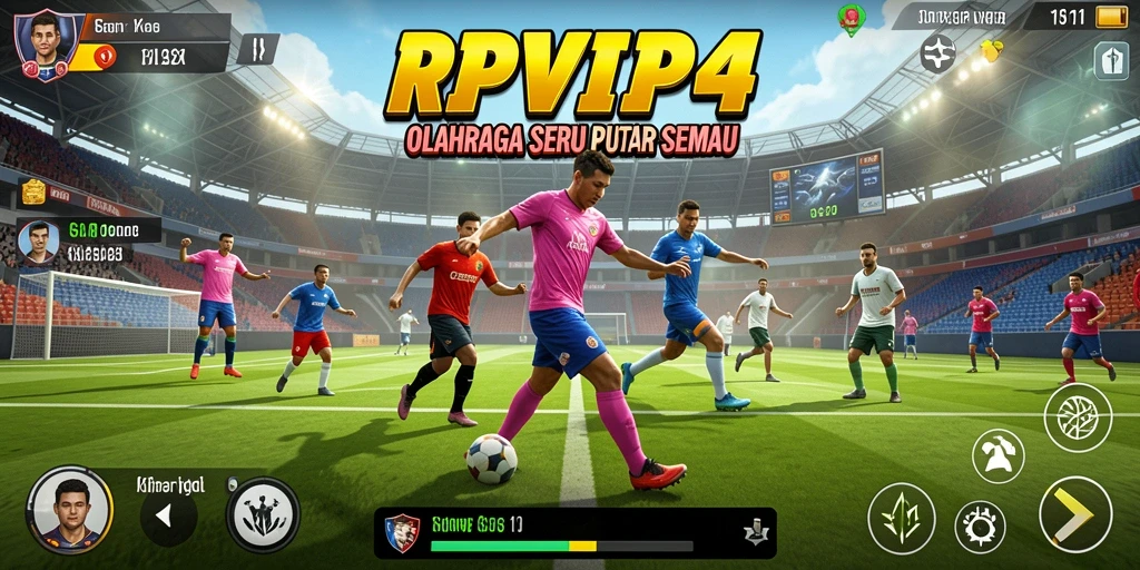 Tampilan gameplay RPVIP4 yang dinamis dan penuh aksi.
