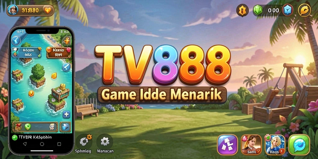 Tampilan gameplay TV888 yang santai dan menghibur.