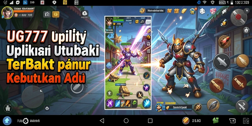 Screenshot utama UG777 menampilkan antarmuka yang bersih dan fungsional.